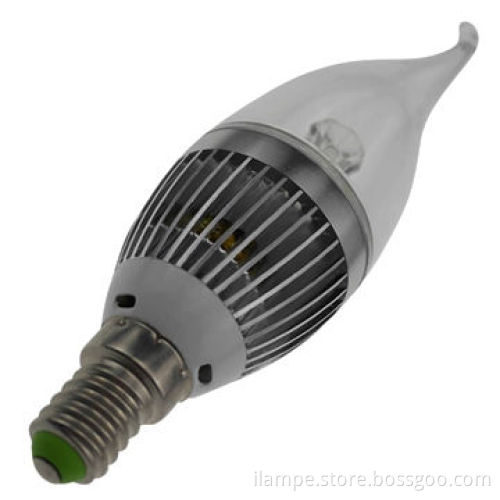 3W LED Candle Dimmable Lights with E14 Base Types, 85 to 265V AC Input Voltage